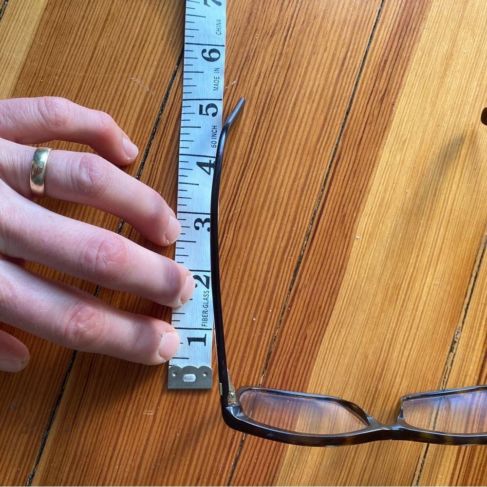 Y2k Gucci GG 3198 086 Eyeglasses Frames Rectangle GG Guccissima Brown black - Picture 10 of 10